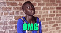 Black Girl Mari Malek OMG GIF