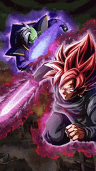 Black Goku And Zamasu GIF