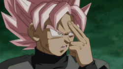 Black Goku Invisible Power GIF