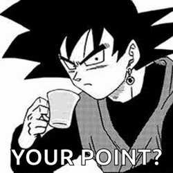 Black Goku Meme GIF