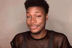 Black Guy Lips Sealed  GIF