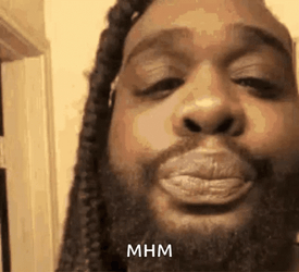 Black Guy With Dreadlocks Pouty Mhm GIF