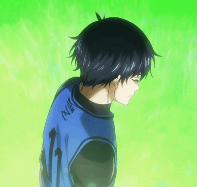 Black-Haired Boy In Blue Shirt Number 11 GIF