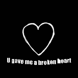 Black Heart Breakin Apart GIF