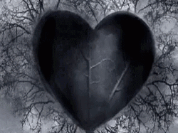 Black Heart Emitting Gas GIF