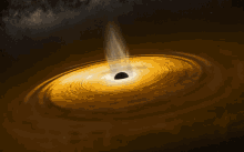 Black Hole Giving Birth