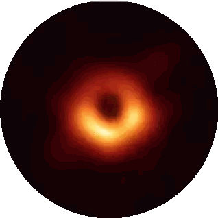 Black Hole In Circle Sticker