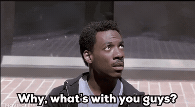 Black Jacket Man Asks Why What's With You Guys GIF