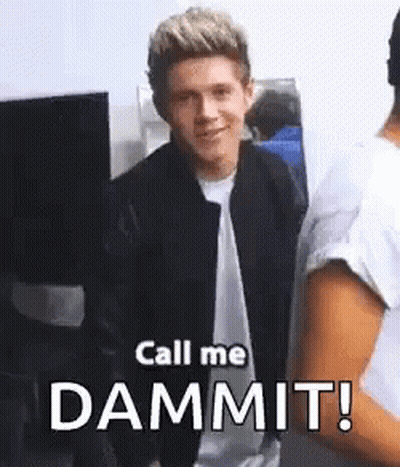 Black Jacket Says Call Me Dammit White Shirt GIF
