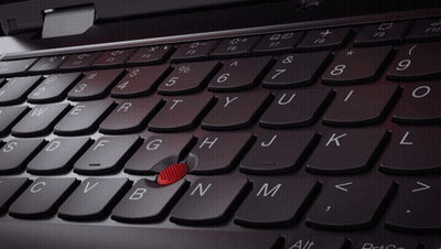 Black Keyboard With Red Button On N Key GIF