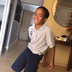 Black Kid Dance Turn Up Funny GIF