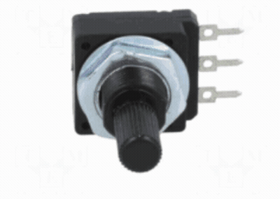 Black Knob With Three Wires GIF