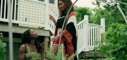 Black Love Girls Wiping Nose   GIF