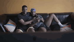 Black Love Playing Games GIF