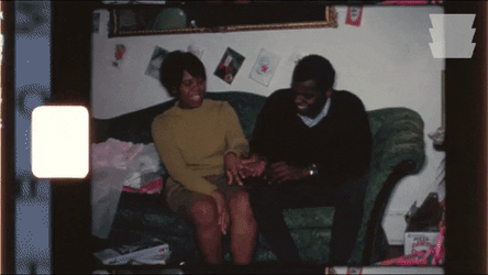 Black Love Showing Off Engagement GIF