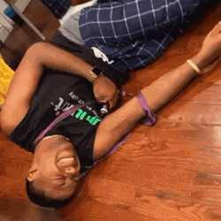 Black Man Getting Weak Laughing Hard GIF