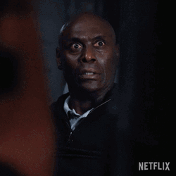 Black Man In Shock Fear GIF