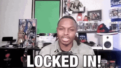 Black Man Locked In GIF