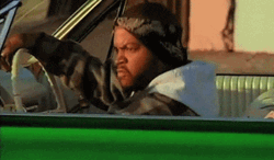 Black Man Riding Bouncy Car GIF