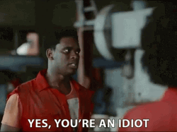 Black Man Saying You're An Idiot Sandwich GIF