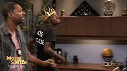 Black Man Wearing King Crown GIF