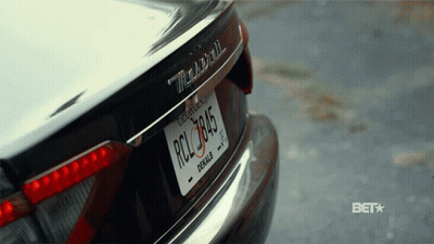 Black Maserati With License Plate RCL70445 GIF