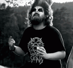 Black Metal Headbang And Shaking Head GIF