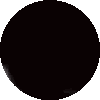 Black Moon Circle Sticker