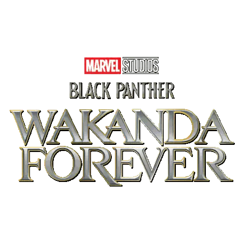 Black Panther Wakanda Forever Logo Sticker