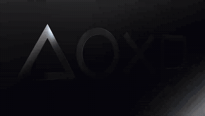 Black PlayStation With Letters AO GIF