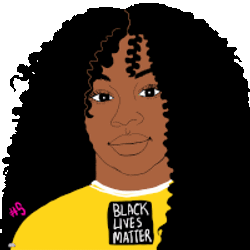 Black Power Black Lives Matter Sticker GIF
