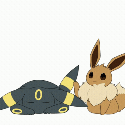 Black Rabbit With Yellow Stripe GIF