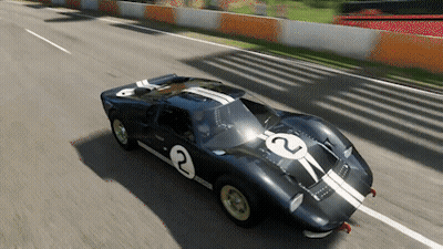 Black Racing Car Number 2 GIF