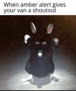 Black Rat Dancing With A Spotlight Meme GIF