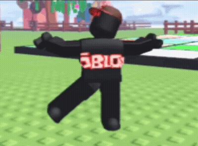 Black Roblox Character Dancing GIF