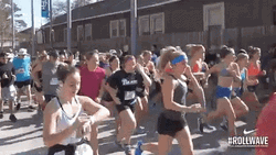 Black Rog Power Walk Marathon GIF