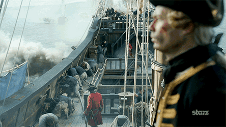 Black Sails Blow Up Explosion Scene GIF