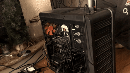 Black Screen Computer Restarting GIF