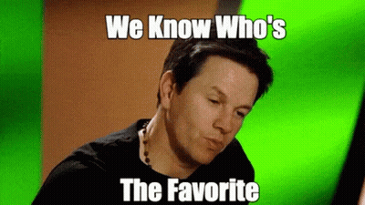 Black Shirt Man Face We Know Who's Favorite GIF