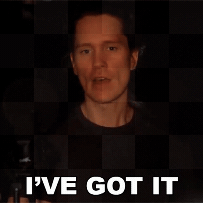 Black Shirt Man Saying I've Got It Microphone GIF