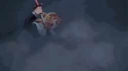 Black Smoke Rengoku Death GIF