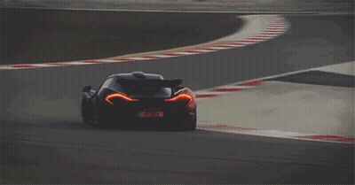 Black Sports Car GT7 License Plate GIF