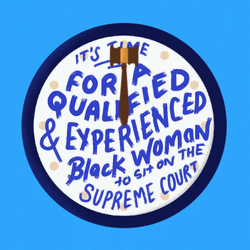 Black Supreme Court Clock Animation GIF