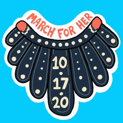 Black Supreme March For Her GIF