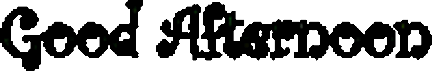 Black Text Good Afternoon Sticker GIF