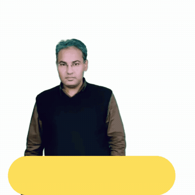 Black Vest Man Beside Yellow Button Koen Jeet Rha Ha GIF