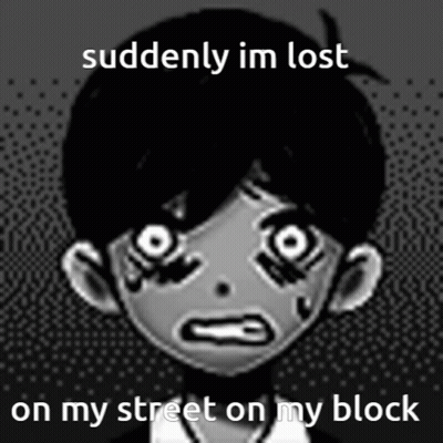 Black White Boy Big Eyes Suddenly I'm Lost GIF