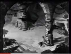 Black White Disney Pluto  GIF