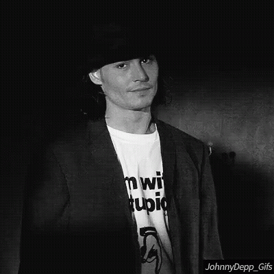Black White Man Hat I'm Wi Stupid T-Shirt GIF
