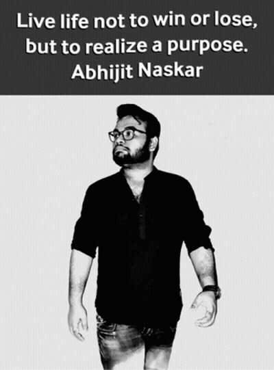 Black White Man Live Life Not Win Lose GIF